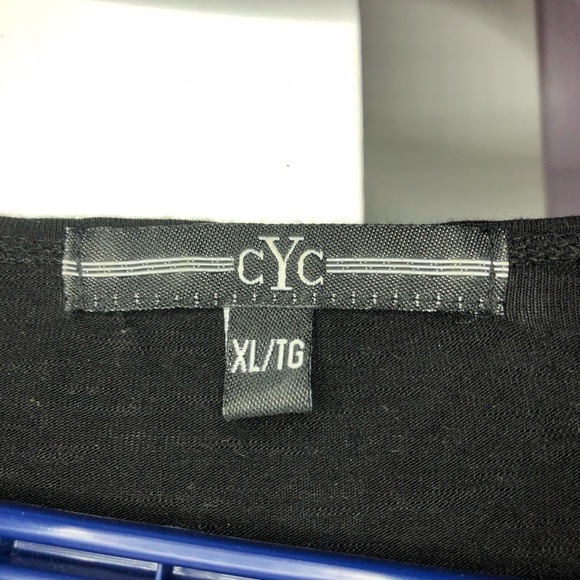 Black ruched top with silver studs - Picture 2 of 2